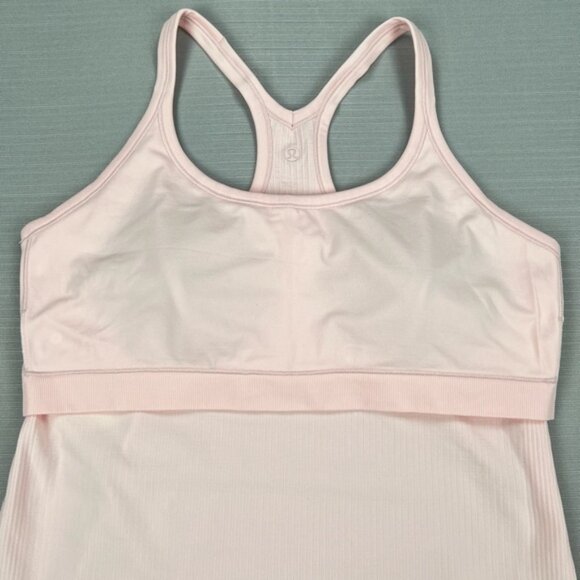 RARE! NEW Lululemon 2022 Ebb to Street Tank Top Sz. 14 - Strawberry Milkshake - Picture 5 of 9